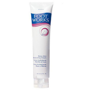 Foot works berry mint moisturizing cream